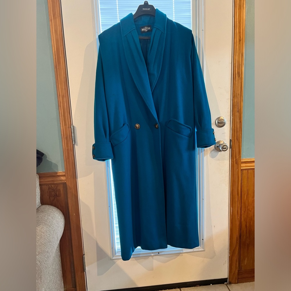 Braetan Wool Full Length Jacket - image 2